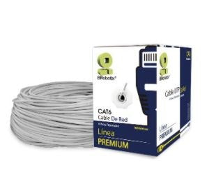 Bobina UTP - Cat6, 100 m, Interior, Gris, 100 Cobre, BROBOTIX 065810 Bobina UTP - Cat6, 100 m, Interior, Gris, 100 Cobre, BROBOTIX 065810